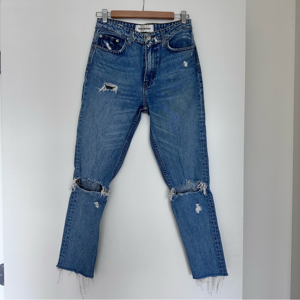 Reformation Cigarette Jeans